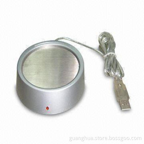 USB Drink Warmer with 1,300mm USB Working Line Length and 0.5W Heat Power